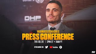 George Kambosos Jr vs Maxi Hughes  PRESS CONFERENCE [upl. by Locklin]