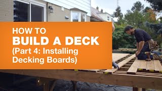 How to Install Decking Boards How to Build a Deck Part 45 [upl. by Collins140]