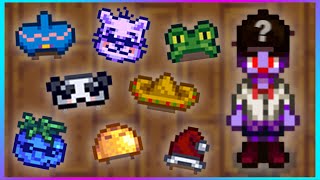 How to Get EVERY HAT in Stardew Valley [upl. by Nnylatsyrc404]