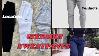 GIKOMBA INCREDIBLE SWEATPANTS HAUL thriftwithme contacts ✅ [upl. by Eilesor833]