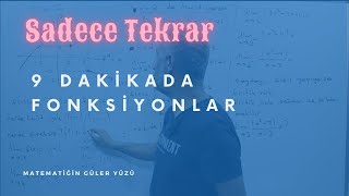 9 DAKİKADA FONKSİYONLAR  SADECE TEKRAR [upl. by Mat87]