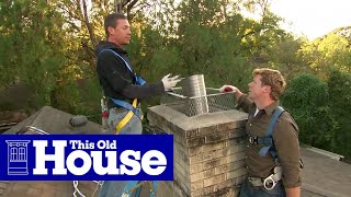 How to Install a Chimney Liner and Damper  This Old House [upl. by Burne]