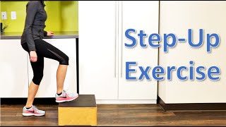 Step Up Exercise  Osteoarthritis Physiotherapy [upl. by Retrop]