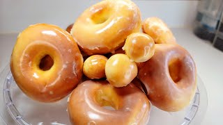 AIR FRYER VANILLA GLAZED DONUTS recipe [upl. by Cire]