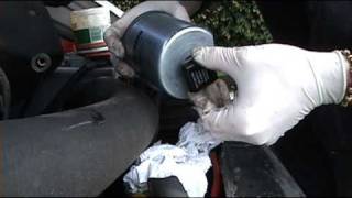 Mercedes Sprinter  How to Change Diesel Fuel Filter [upl. by Dnomzed]