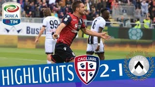 Cagliari  Udinese 21  Highlights  Giornata 32  Serie A TIM 201718 [upl. by Novets]