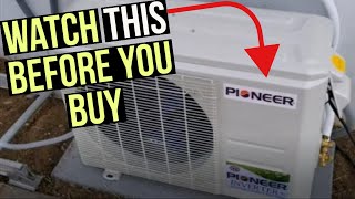 Pioneer Mini Ductless Split Review 2022  Long Term Mini Split Review [upl. by Klemm170]