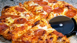 Cast Iron Skillet Pizza  Deep Dish [upl. by Three659]