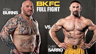 Flash KO Josh Burns vs Chris Sarro  BKFC 15 [upl. by Rillings]