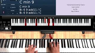 Lose Control by Silk  Piano Tutorial [upl. by Ano]