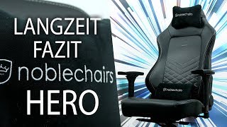 Noblechairs Hero  Der BESTE Gaming Stuhl Mein Langzeitfazit [upl. by Dlorrej]