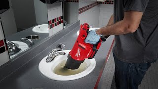 M12™ AIRSNAKE™ Drain Cleaning Air Gun Demonstration [upl. by Ahsikit]