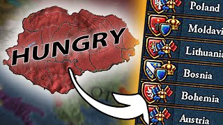 Hungary Just Got INSANELY FUN In EU4 [upl. by Desdee]