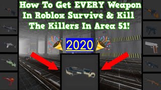 Every Code Location Arrow Code Roblox Survive And Kill The Killers In Area 51 [upl. by Guss]