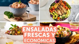 Ensaladas frescas y económicas  Kiwilimón [upl. by Ytineres606]