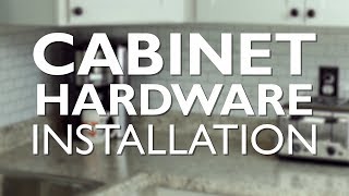 How to Install Kitchen Cabinet Hardware the Easy Way [upl. by Alenson]