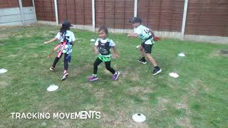 Rugby tagging drills for kids [upl. by Cupo885]