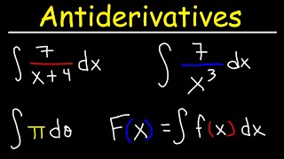 Antiderivatives [upl. by Ettenom]