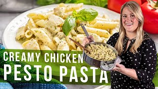 Creamy Chicken Pesto Pasta [upl. by Vashti]