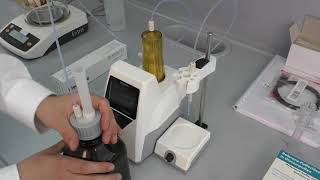 Entry to the automatic Titration  TitroLine 5000 [upl. by Romeo]