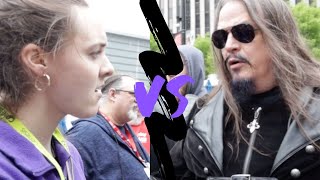 Aron Ra debates with Christians at a Good Friday Event [upl. by Arrak]