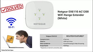 How to improve WiFi coverage  Netgear EX6110 AC1200 WiFi Range Extender Unboxing amp Setup Process [upl. by Anirual]