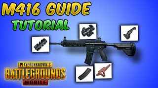 M416 GuideTutorial PUBG MOBILE TIPS AND TRICKS [upl. by Znarf516]