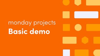 Basic demo  mondaycom for Project Management [upl. by Comethuauc]