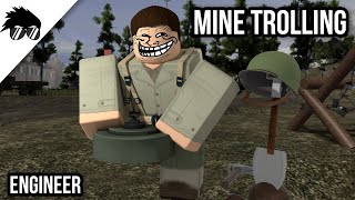 Being A Mine Troll  Roblox D Day Engineer  Engineer Gamepass [upl. by Mayhew]