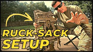 How to Assemble Your Army Rucksack MOLLE 2 [upl. by Virgilio980]