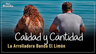 Calidad y Cantidad LETRA  La Arrolladora Banda El Limón [upl. by Conny477]