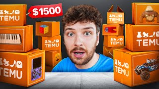 I Opened 1500 Worth of Scam Temu Products [upl. by Anovad704]