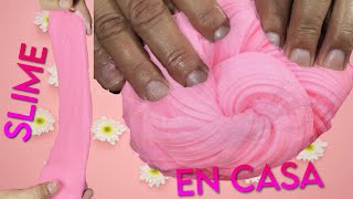 COMO HACER SLIME ¿1 INGREDIENTE SIN PEGAMENTO SIN BORAX FÁCIL DE HACER [upl. by Dloreg]