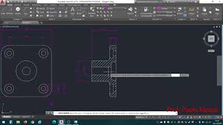 Quotatura pezzo meccanico  Autocad  Prof Paolo Mosca [upl. by Nadbus363]