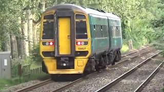 Cwmbran train station  train going to Cardiff [upl. by Nunci]