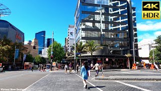 【4K HDR】Walk Tour Auckland City New Zealand [upl. by Neeka]