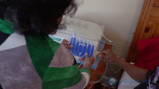 Peritoneal Dialysis Demonstration [upl. by Yelrebma]