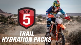 Top 5 OffRoad amp Trail Hydration Packs [upl. by Monjo376]