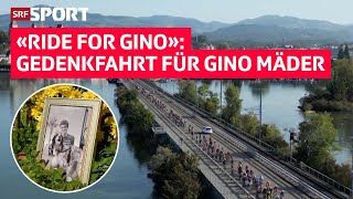 Gedenkfahrt für Gino Mäder  SRF Sport [upl. by Herson]