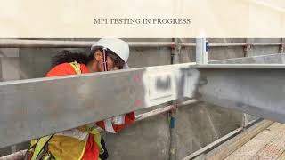 Magnetic Particle Inspection MPI Test for Welding [upl. by Ylrahc]