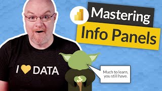 Help your Power BI report users with an Information Panel [upl. by Nahguav472]