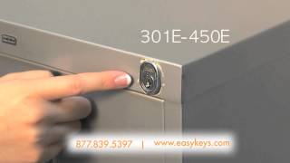 HON File Cabinet Desk or Cubicle Office Furniture Key and Lock Help [upl. by Herrle636]