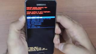 Samsung A3 2016  How to Hard Reset [upl. by Atenik941]