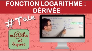 Dériver une fonction logarithme  Terminale [upl. by Nirrak]