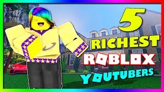 Top 5 Richest Roblox YouTubers [upl. by Goer]