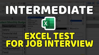 How to Pass Intermediate Excel Employment Test Questions and Answers [upl. by Ireland]