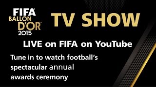 FIFA Ballon dOr 2015 Ceremony  Full Show [upl. by Noemys]