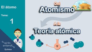 ATOMISMO Y TEORÍA ATÓMICA Contribuciones de Demócrito y Dalton [upl. by Asoramla]