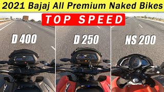 2021 Bajaj Dominar 400  Dominar 250  Pulsar NS 200  Top Speed [upl. by Nataniel]