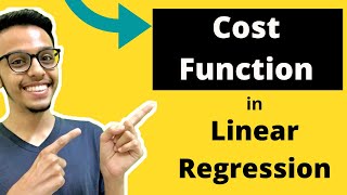 Linear Regression Cost Function  Machine Learning  Explained Simply [upl. by Bouldon]